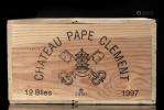 1 caisse en bois de 12 bouteilles du Château Pape Clément, Pessac Léognan, 1997, 75 cl