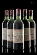 6 bouteilles de Château Lynch Bages, 1964, 75 cl