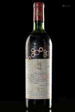 1 bouteille de Mouton Rothschild 1967, 75 cl