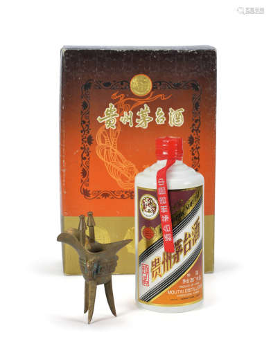 80年代贵州茅台礼盒 （一瓶）
