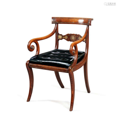 约1810年 英国摄政时期扶手椅