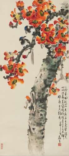Huang Lei Sheng(B.1928) Ink And Color On Paper