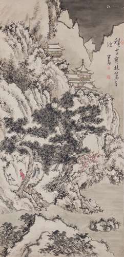 Pu Ru(1896-1963) Ink And Color On Paper