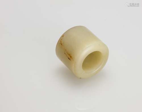 Qing-A White Jade Archers Ring