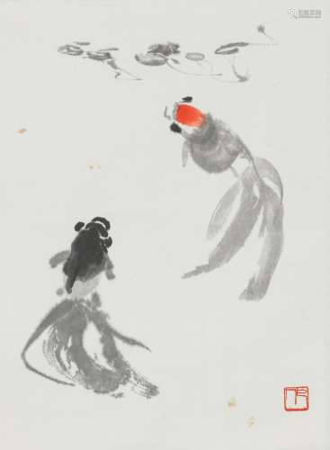 Attributed To Fan Zeng(B.1938) Ink on Paper