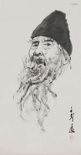 Wang Ziwu(B.1936) Ink on Paper