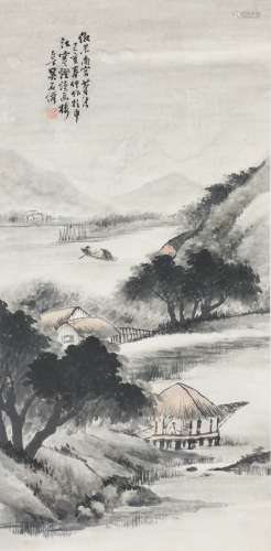 Wu Shi Xian(1845-1916) Ink And Color On Paper
