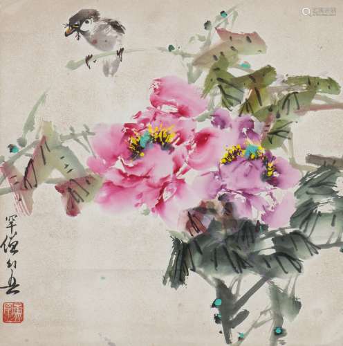 Huang Huan Wu(1906-1985) Ink And Color on Pape