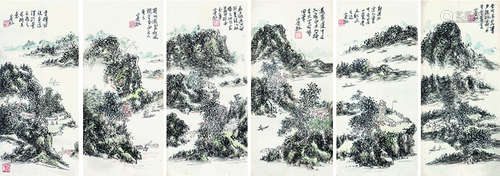 黄宾虹 山水 册页