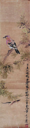 汪亚尘（1894～1983） 丁未（1967年）作 花鸟 镜心 设色纸本