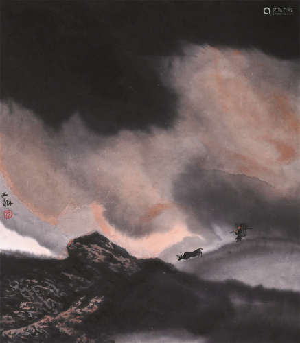 贾又福（b.1942） 太行山 镜框 设色纸本