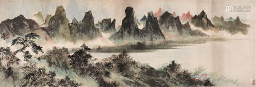 胡佩衡（1892～1962） 春江图 镜心 设色纸本