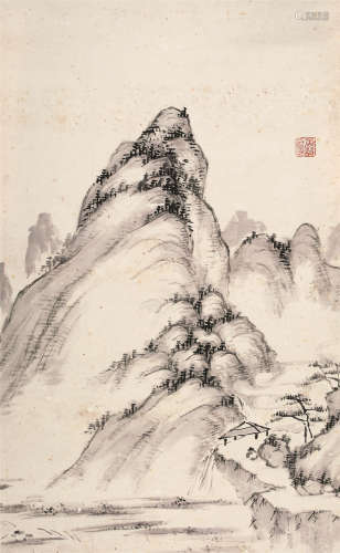 黄宾虹（1865～1955） 山水 镜心 水墨纸本