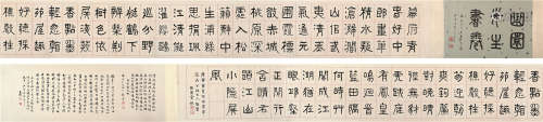 俞曲园（1821～1907） 庚寅（1890年）作 隶书 手卷 水墨纸本