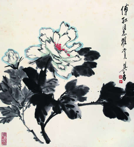 宗其香（1917～1999） 牡丹 镜心 设色纸本