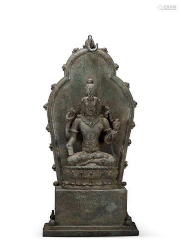 17世纪 铜菩萨像