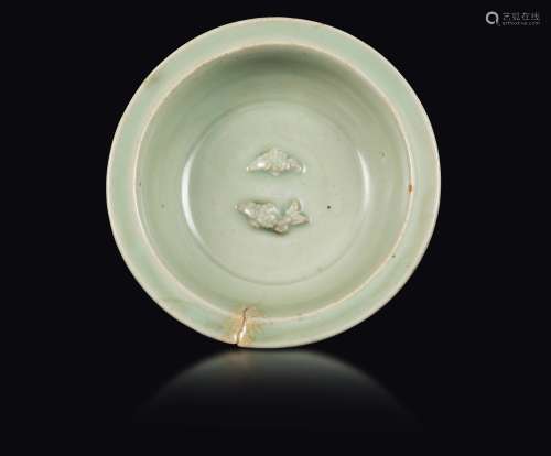 A Celadon twin fish dish, Song Dynasty (960-1279)