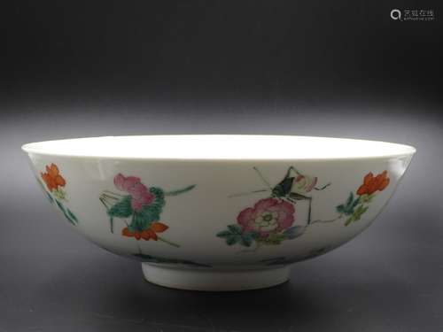 A Chinese Famille-Rose Porcelain Bowl