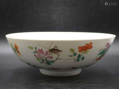 A Chinese Famille-Rose Porcelain Bowl