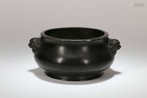 A Chinese Bronze Incense Burner