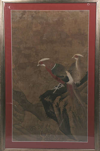 A Chinese Painting with Frame