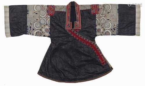 Festtagsjacke. Baumwolle. Südchina, Provinz Guangdong, Miao-Stämme