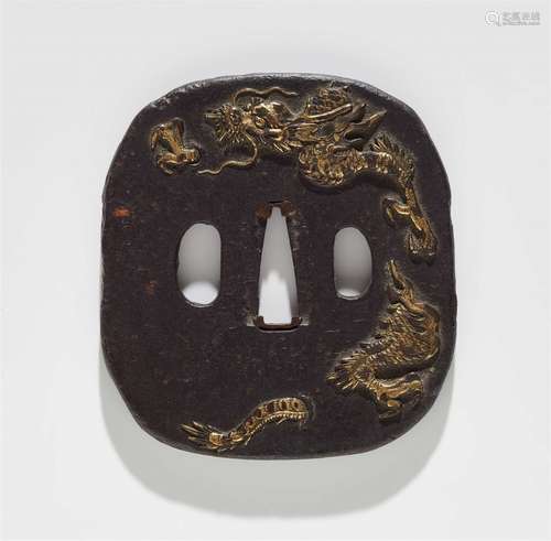 Zwei Tsuba. Eisen. 18./19. Jh.