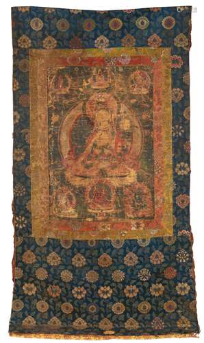 Thangka der Sitatara. Tibet. 19. Jh.