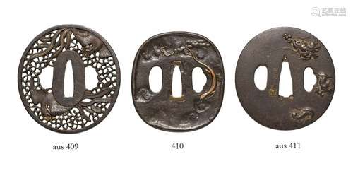 Tsuba. Eisen. 19. Jh.