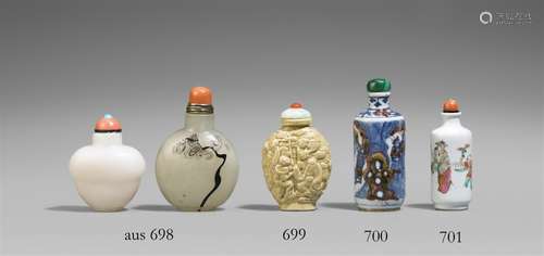 Snuff bottle. Keramik. 19. Jh.