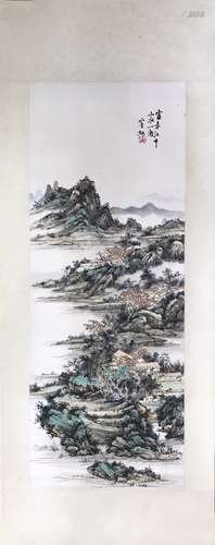 Chinese water color painting, Huang, Binhong