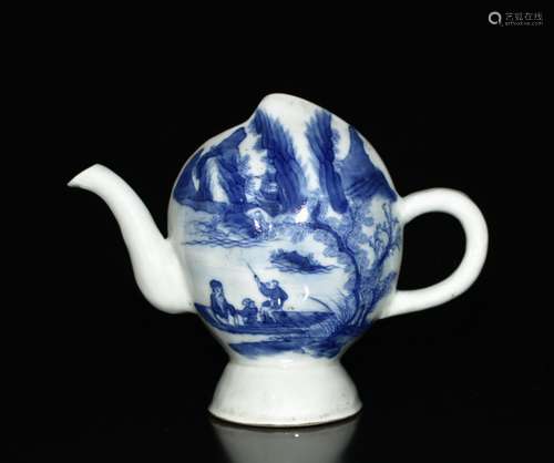 Chinese Blue/White Porcelain Water Dropper