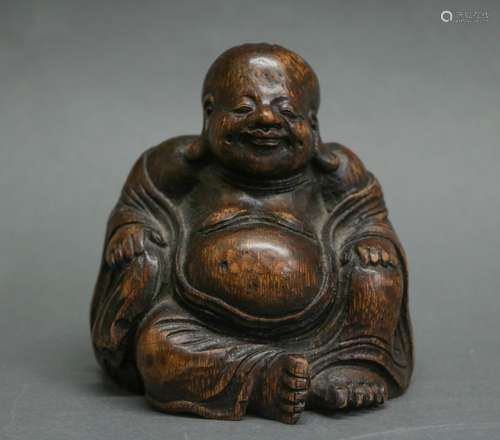 Chinese Ming Dynasty Bamboo Buddha