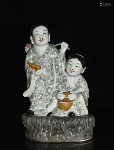 Chinese Famille Rose Porcelain LiuHai