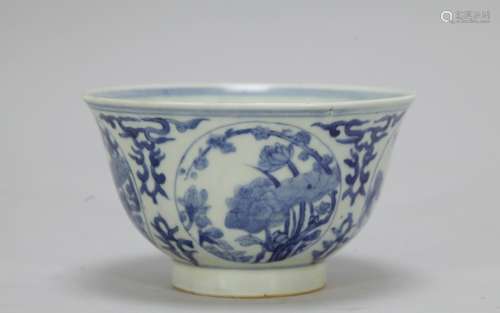 Chinese Blue/White Porcelain Bowl