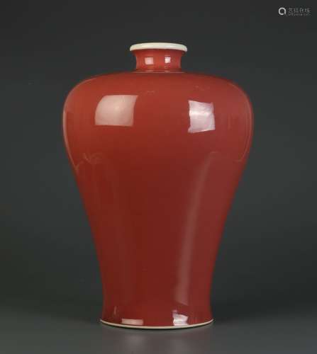 Chinese Peach Bloom Porcelain Vase