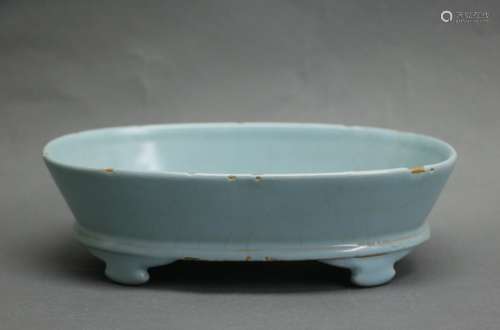 Chinese Ru Yao Stle Celadon Glazed Planter