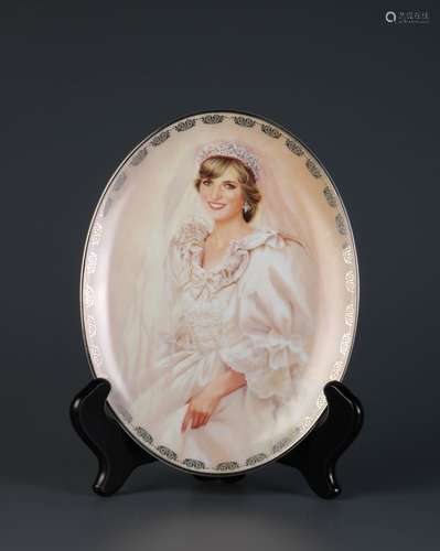 European Porcelain Plate of The People's Princess