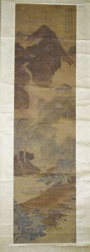 Chinese Ink/Color Painting, Signed 