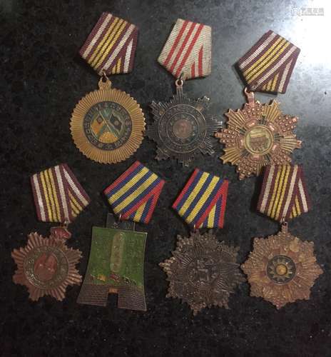 Set of Chinese Badges