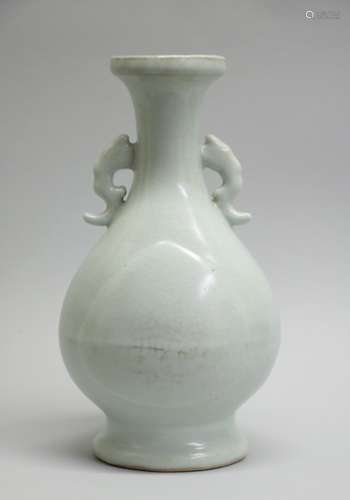 Chinese Song Dy Porcelain Double Fish Vase