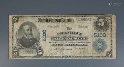 American 5 Dollar Bill