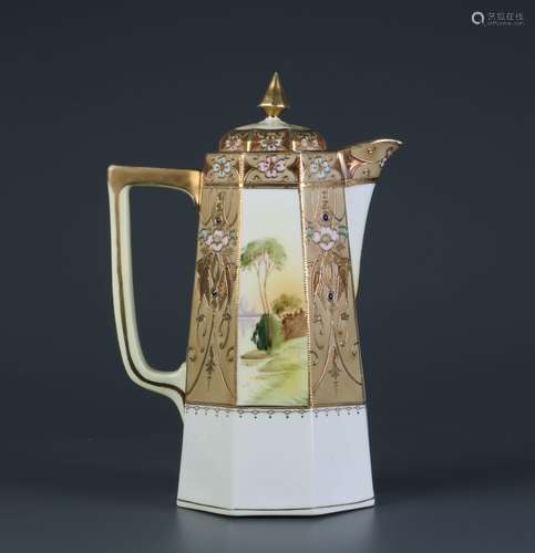 European Porcelain Pitcher