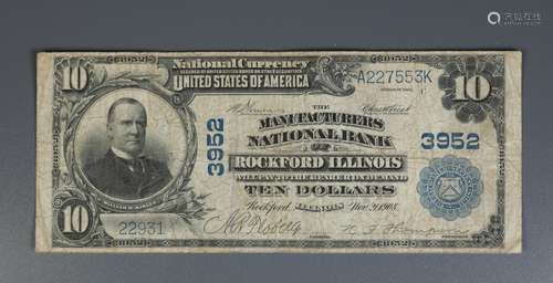 American 10 Dollar Bill