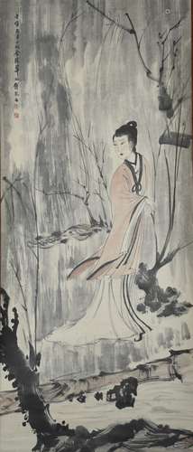 Chinese Ink/Color Painting, Signed 