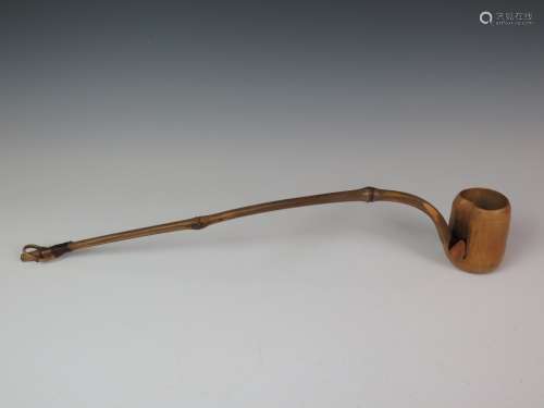 Chinese Wood Carved Ladle