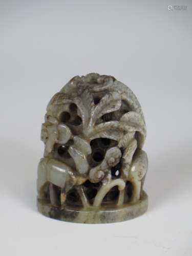 Chinese Grayish- White Jade Final