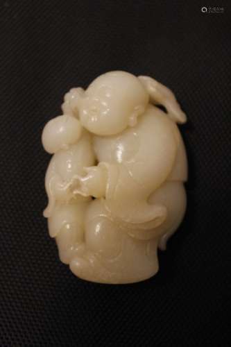 Chinese White Jade Figural