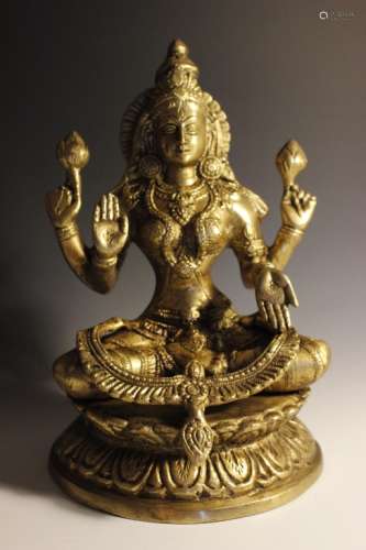 A Indian Bronze Buddha