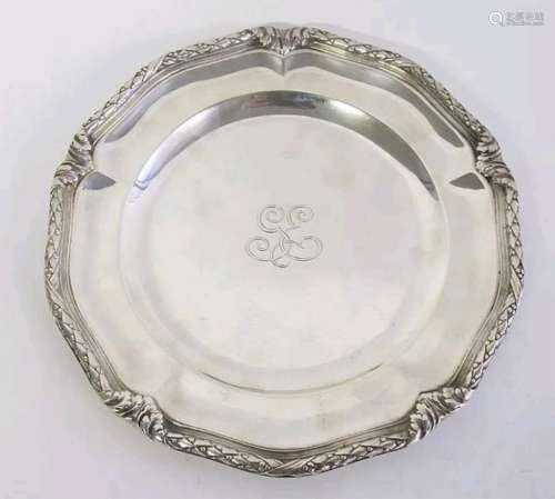 Antique Sterling Silver Tiffany&Co Plate Tray